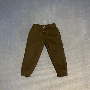 Kids Cozy Black Joggers